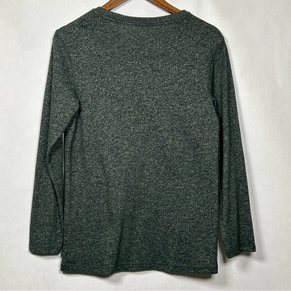2 for$15 Old Navy Long Sleeve Hunter Green Henley - Picture 2 of 7